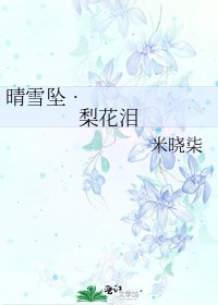 《晴雪坠•梨花泪》